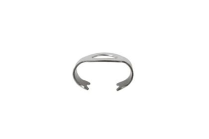 ABRAÇADEIRAS PARA MANGUEIRA DE TRAVAO PRATEADAS, 24,9 MM X 18,7 MM, PACOTE COM 10 UNIDADES