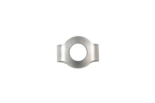 ABRAÇADEIRAS PARA MANGUEIRA DE TRAVAO PRATEADAS, 24,9 MM X 18,7 MM, PACOTE COM 10 UNIDADES - Image 2