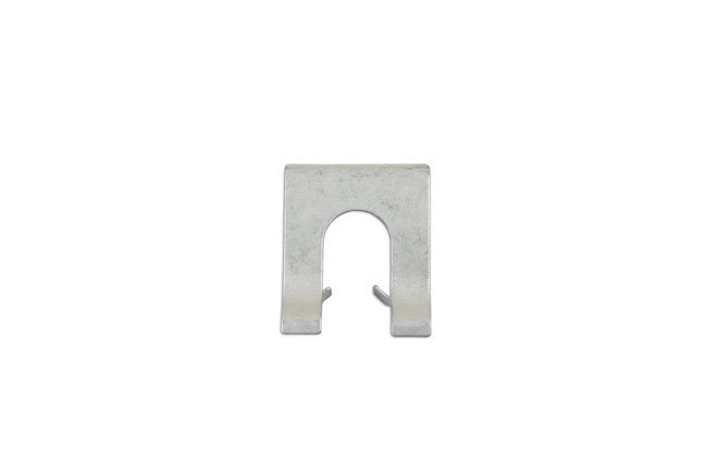 ABRAÇADEIRAS PARA MANGUEIRA DE TRAVAO PRATEADAS, 27,4 MM X 22,2 MM, PACOTE COM 10 UNIDADES