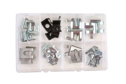 ABRAÇADEIRAS DE MANGUEIRA DE TRAVAO SORTIDAS DE 30 A 33 MM, 40 PEÇAS