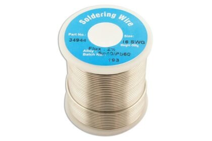 FIO DE SOLDA 16 SWG/1,6 MM, CARRETEL DE 0,5 KG, 1 UNIDADE