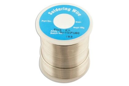 FIO DE SOLDA 18 SWG/1,2 MM, CARRETEL DE 0,5 KG, 1 UNIDADE