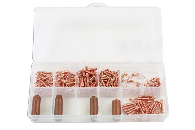 KIT DE ACESSÓRIOS DE SOLDAGEM VARIADOS, 294 PEÇAS