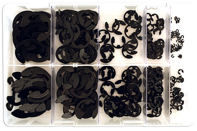CAIXA COM 800 CLIPS E MÉTRICOS SORTIDOS