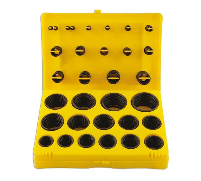 KIT DE REPARO DE ANÉIS DE VEDAÇÃO, MÉTRICO, 386 PEÇAS