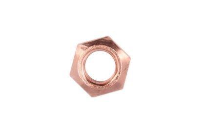 PORCA SEXTAVADA M8 X 1,25 X 13 MM COM REVESTIMENTO DE COBRE (10 UNIDADES)