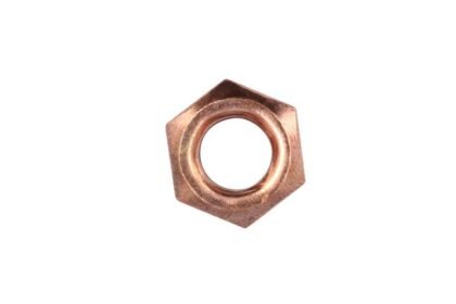 PORCA SEXTAVADA M10 X 1,5 X 14 MM COM REVESTIMENTO DE COBRE (10 UNIDADES)