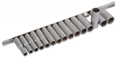 BI-HEX DEEP SOCKET 1/2"D CONJUNTO 15PC