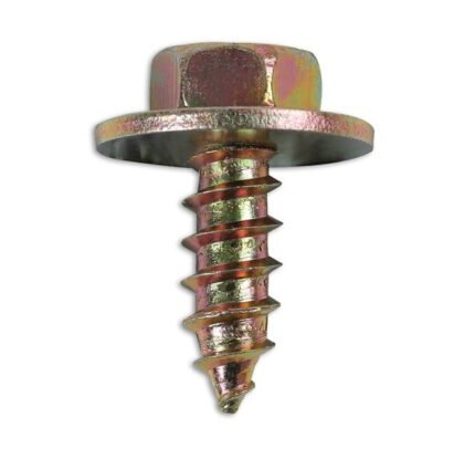 PARAFUSO DE METAL COM ANILHA - PARA AUDI, FORD, GM, MERCEDES-BENZ (10 PEÇAS)