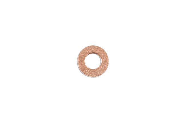 ANILHA DE COBRE PARA INJETOR COMMON RAIL, 15 X 7,5 X 2,5 MM, PACOTE COM 12 UNIDADES