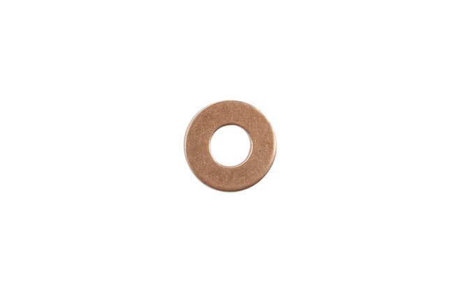 ANILHA DE COBRE PARA INJETOR COMMON RAIL, 16 X 7,5 X 1,5 MM, PACOTE COM 12 UNIDADES