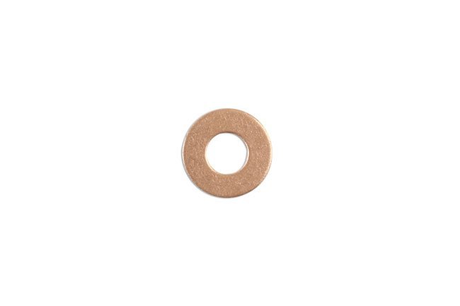 ANILHA DE COBRE PARA INJETOR COMMON RAIL, 16 X 7,5 X 1,7 MM, PACOTE COM 12 UNIDADES
