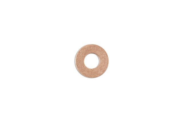 ANILHA DE COBRE PARA INJETOR COMMON RAIL, 16 X 7,5 X 2 MM, PACOTE COM 12 UNIDADES