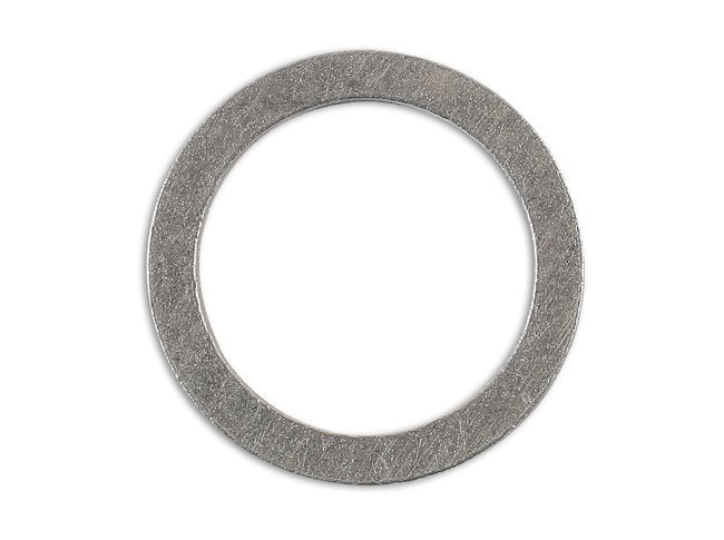 ANILHA PARA BUJÃO DE CÁRTER, ALUMÍNIO 12 X 15 X 1,5 MM, PACOTE COM 10 UNIDADES