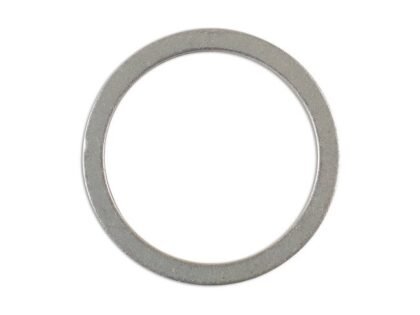 ANILHA PARA BUJÃO DE CÁRTER, ALUMÍNIO 22 X 27 X 1,5 MM, PACOTE COM 10 UNIDADES