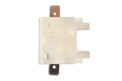 PORTA-FUSÍVEL DE LÂMINA PADRÃO (BRANCO) COM ABAS, 1 PEÇA