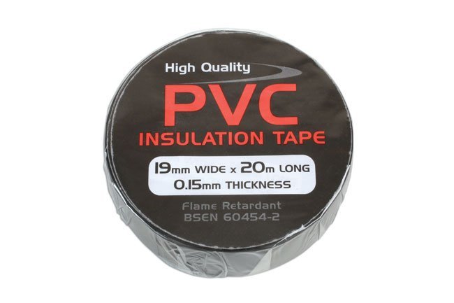 FITA ISOLANTE DE PVC PRETA, 19 MM X 20 M, 1 UNIDADE - Image 3