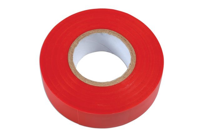 FITA ISOLANTE DE PVC VERMELHA, 19 MM X 20 M, 1 UNIDADE