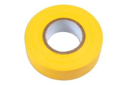 FITA ISOLANTE DE PVC AMARELA, 19 MM X 20 M, 1 UNIDADE