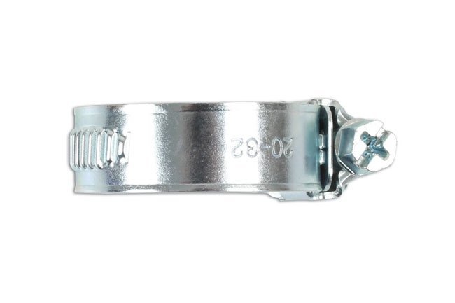 ABRAÇADEIRA DE MANGUEIRA EM AÇO MACIO, 20-32 MM X 12 MM, PACOTE COM 5 UNIDADES - Image 2