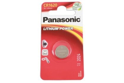 BATERIA TIPO MOEDA PANASONIC CR1620 (1 UNIDADE)