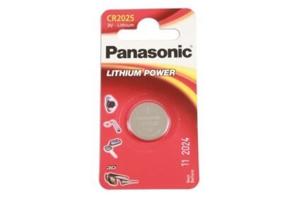 BATERIA TIPO MOEDA PANASONIC CR2025 (1 UNIDADE)