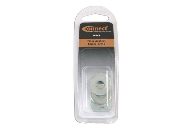 ANILHA PLANA DE 10 MM, FORMATO C, PARA SERVIÇO PESADO, PACOTE COM 5 PEÇAS - Image 2