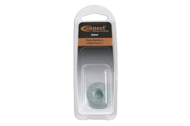 ANILHA PLANA DE 12 MM, FORMATO C, PARA SERVIÇO PESADO, PACOTE COM 5 PEÇAS - Image 2