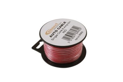 CABO AUTOMOTIVO VERMELHO DE NÚCLEO ÚNICO 14/0,30 6M
