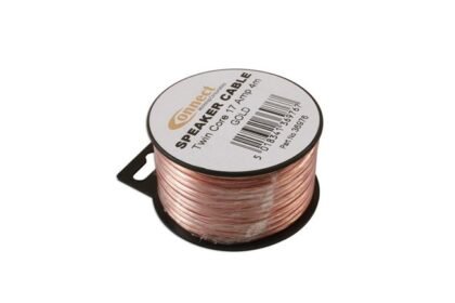 CABO DE ALTO-FALANTE DUPLO AUTOMOTIVO MINI REEL GOLD DE 4M