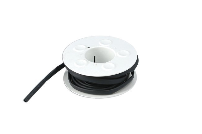 TUBO TERMORRETRÁTIL EM ROLO DE 3,2 MM COM 3 M DE COMPRIMENTO, PRETO.