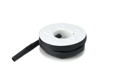 TUBO TERMORRETRÁTIL EM ROLO DE 6,4 MM COM 3 M DE COMPRIMENTO, PRETO.