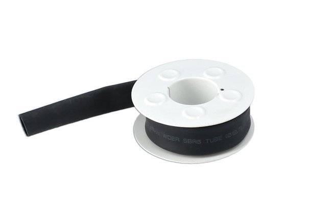 TUBO TERMORRETRÁTIL EM ROLO 12.7MM ROLO 1.22M PRETO