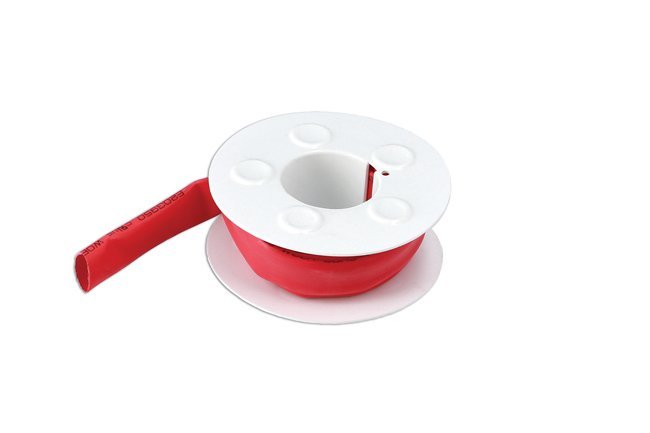TUBO TERMORRETRÁTIL EM ROLO 9.5MM ROLO 1.22M VERMELHO