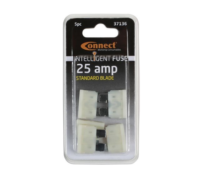 FUSÍVEIS DE LÂMINA PADRÃO LED 25A, PACOTE COM 5 UNIDADES - Image 3