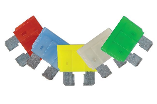 FUSÍVEIS DE LÂMINA LED MISTOS 10 - 30A 5 PEÇAS