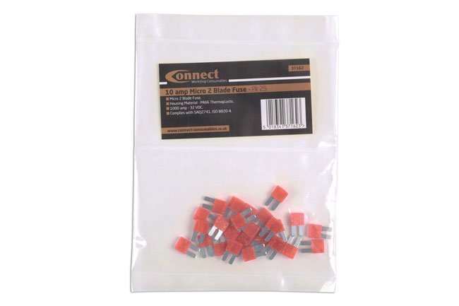 FUSÍVEL MICRO DE 2 LÂMINAS 10A 25 PEÇAS - Image 3