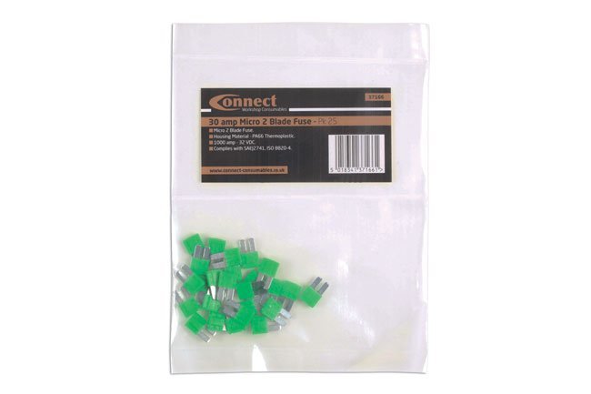 FUSÍVEL MICRO DE 2 LÂMINAS 30A 25 PEÇAS - Image 3