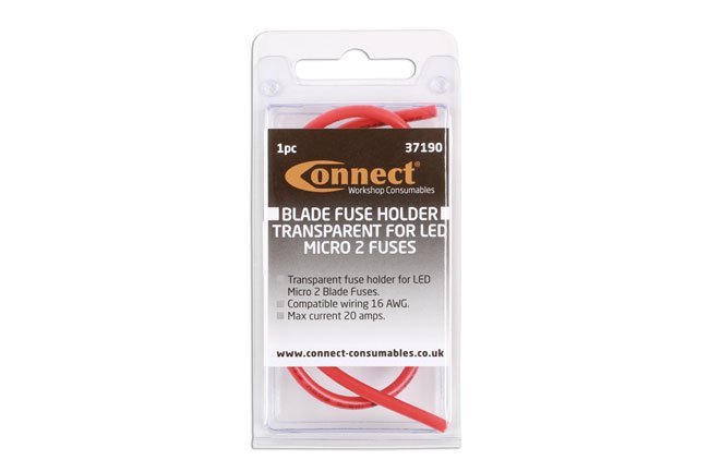 PORTA-FUSÍVEL DE LÂMINA TRANSPARENTE PARA LED MICRO, 2 FUSÍVEIS, 1 UNIDADE - Image 4