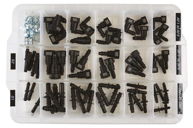 KIT DE CONECTORES VARIADOS PARA COMBUSTÍVEL E TUBULAÇÃO, INCLUINDO FERRAMENTA DE INSERÇÃO - Image 6