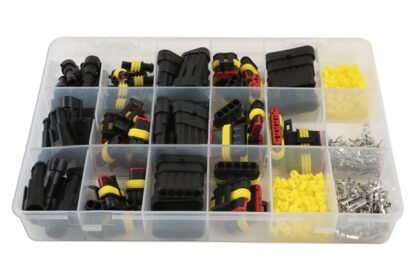 KIT DE CONECTORES ELÉTRICOS AUTOMOTIVOS SUPASEAL VARIADOS, 424 PEÇAS