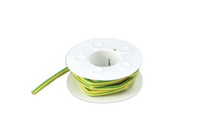 TUBO TERMORRETRÁTIL AMARELO/VERDE-TERRA DE 3,5 MM EM ROLO DE 5 M