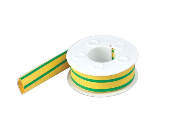 TERMOENCOLHÍVEL AMARELO/VERDE TERRA 15,0 MM - ROLO DE 3 M