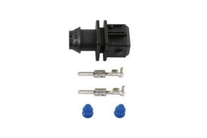 KIT DE REPARO DE CHICOTE ELÉTRICO COM CONECTOR DE 2 PINOS (10 PEÇAS)