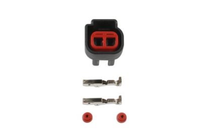 KIT DE REPARO DE CHICOTE ELÉTRICO COM CONECTOR DE 2 PINOS (10 PEÇAS)