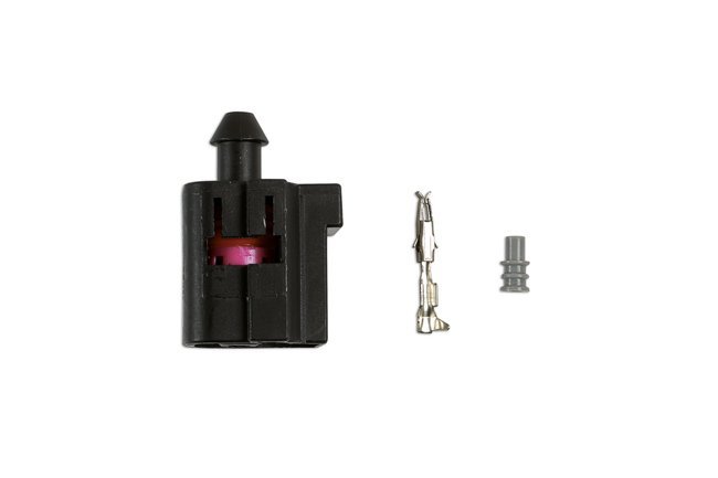 KIT COM 15 CONECTORES FÊMEA ELÉTRICOS VW GROUP DE 1,5 MM E 1 PINO