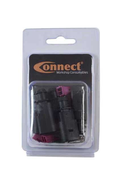 KIT COM 25 CONECTORES ELÉTRICOS MACHO VW GROUP DE 1,5 MM E 2 PINOS - Image 3