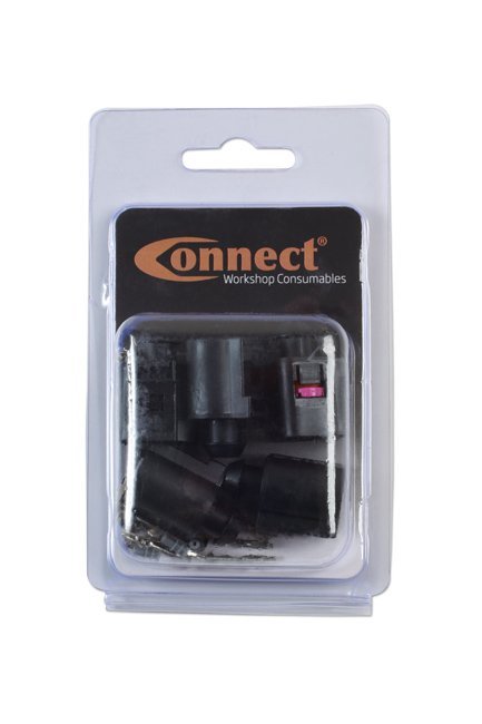 KIT COM 25 CONECTORES FÊMEA ELÉTRICOS VW GROUP DE 1,5 MM E 2 PINOS - Image 3