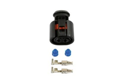 KIT COM 25 CONECTORES FÊMEA ELÉTRICOS VW DE 2,8 MM E 2 PINOS