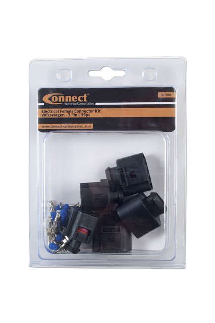 KIT COM 35 CONECTORES FÊMEA ELÉTRICOS VW DE 2,8 MM E 3 PINOS - Image 3